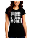 1 Tequila 2 Tequila 3 Tequila More Juniors Crew Dark T-Shirt by TooLoud-T-Shirts Juniors Tops-TooLoud-Black-Juniors Fitted Small-Davson Sales