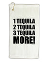 1 Tequila 2 Tequila 3 Tequila More Micro Terry Gromet Golf Towel 16 x 25 inch by TooLoud-Golf Towel-TooLoud-White-Davson Sales
