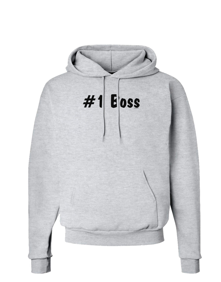 #1 Boss Text - Boss Day Hoodie Sweatshirt-Hoodie-TooLoud-White-Small-Davson Sales