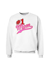 #1 Mom Sweatshirt-Sweatshirts-TooLoud-White-Small-Davson Sales