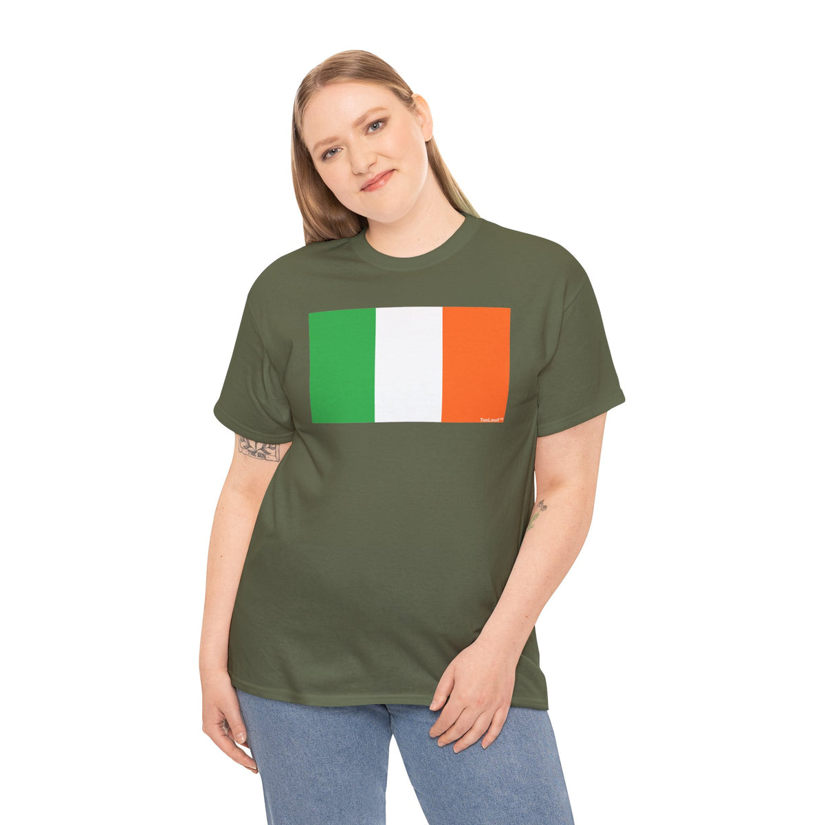 Irish Flag – Flag of Ireland Adult Dark T-Shirt by TOOLOUD