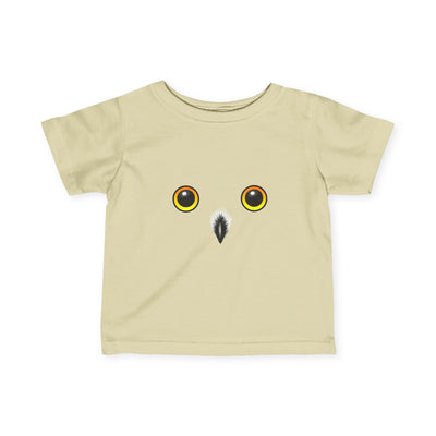 Cute Snowy Owl Face Infant T-Shirt By TOOLOUD