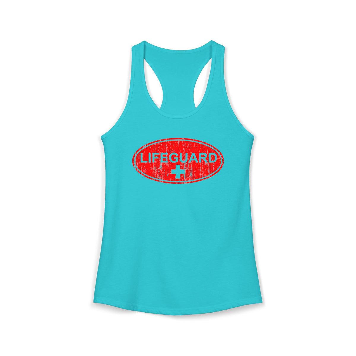 Lifeguard Womens Racerback Tank Top Shirt by TOOLOUD