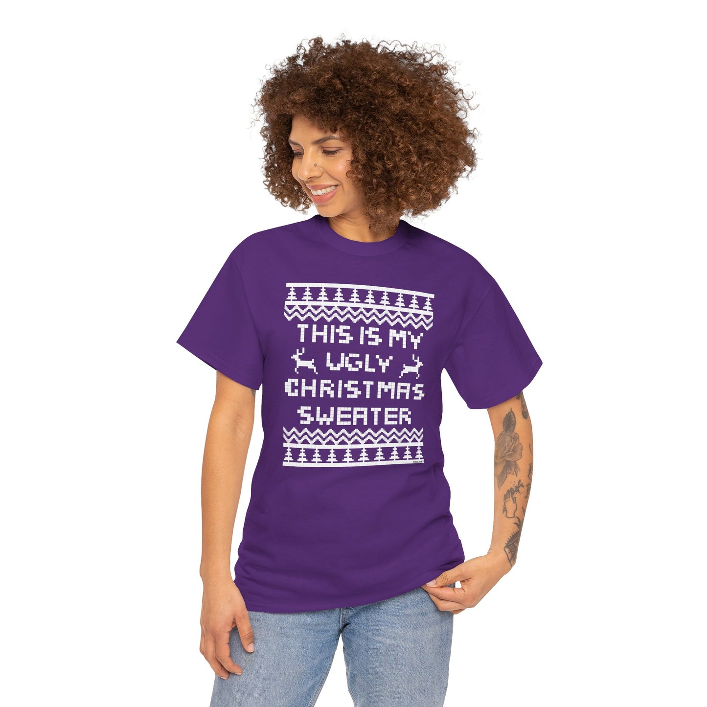 This Is My Ugly Christmas Sweater Women’s Dark T-Shirt by TOOLOUD™