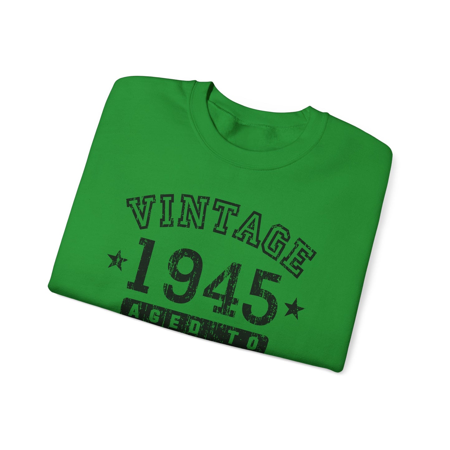 1945 - Vintage Birth Year Sweatshirt Adults Unisex by TOOLOUD