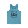 TooLoud 1965 Vintage Birth Year Jersey Tank | Retro Unisex Athletic Style