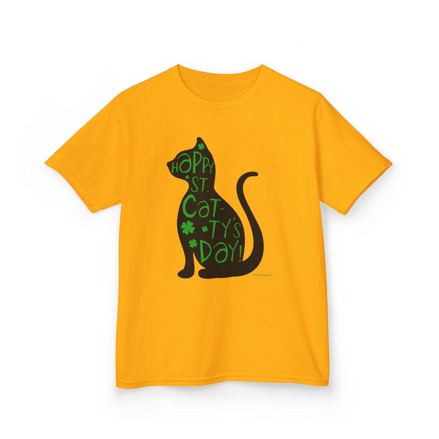 Happy St. Catty's Day - St. Patrick's Day Cat Children's T-Shirt by TOOLOUD