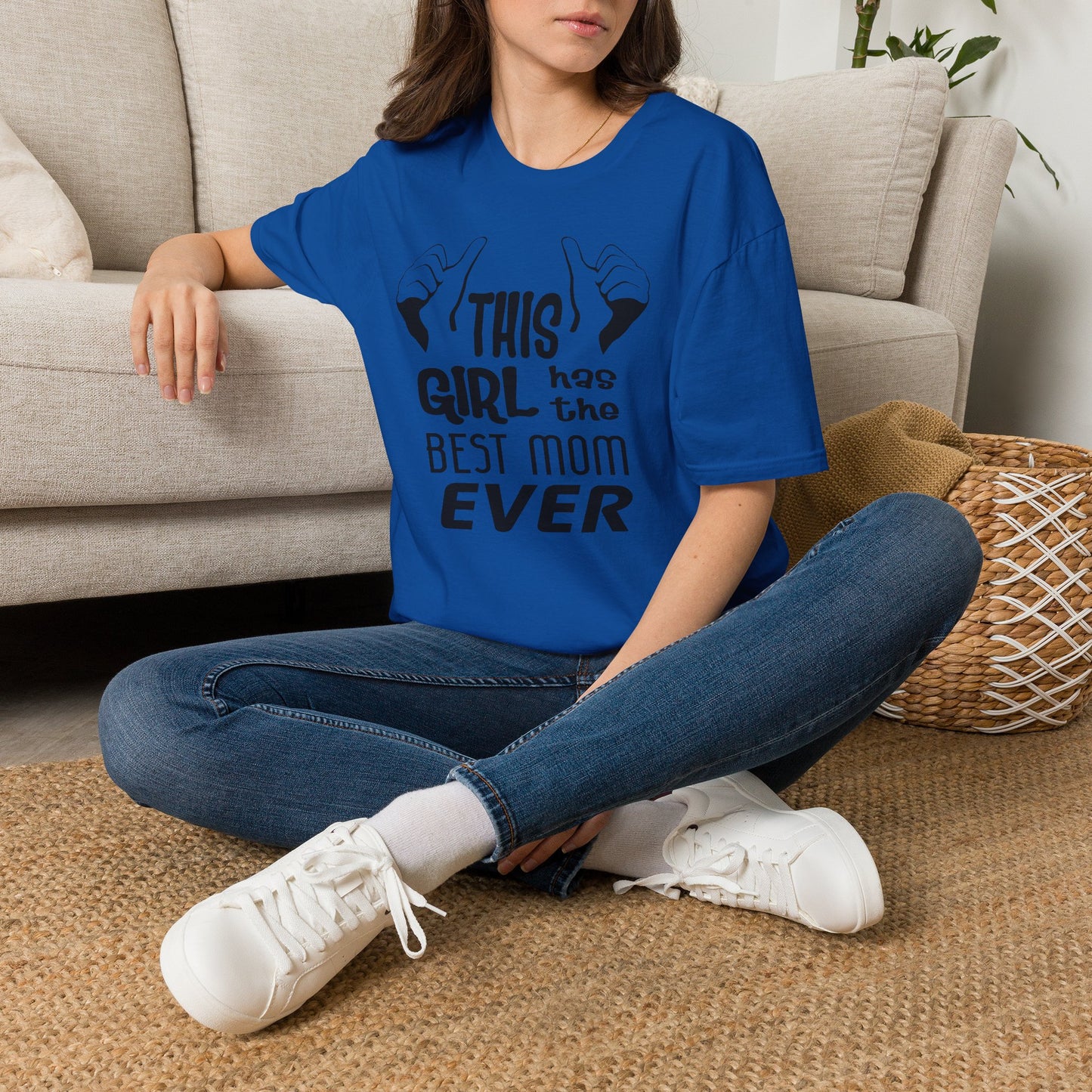 This Girl Has the Best Mom Ever Women’s T-Shirt by TOOLOUD