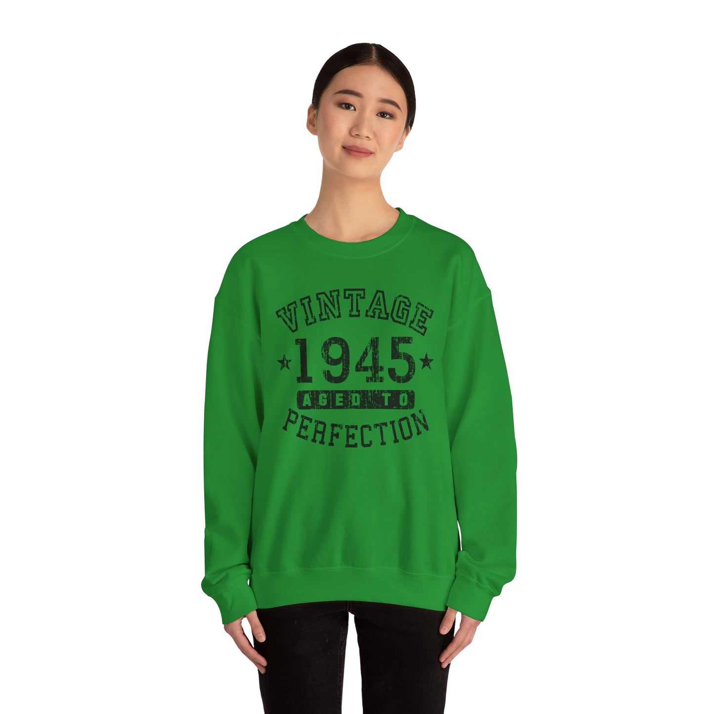 1945 - Vintage Birth Year Sweatshirt Adults Unisex by TOOLOUD