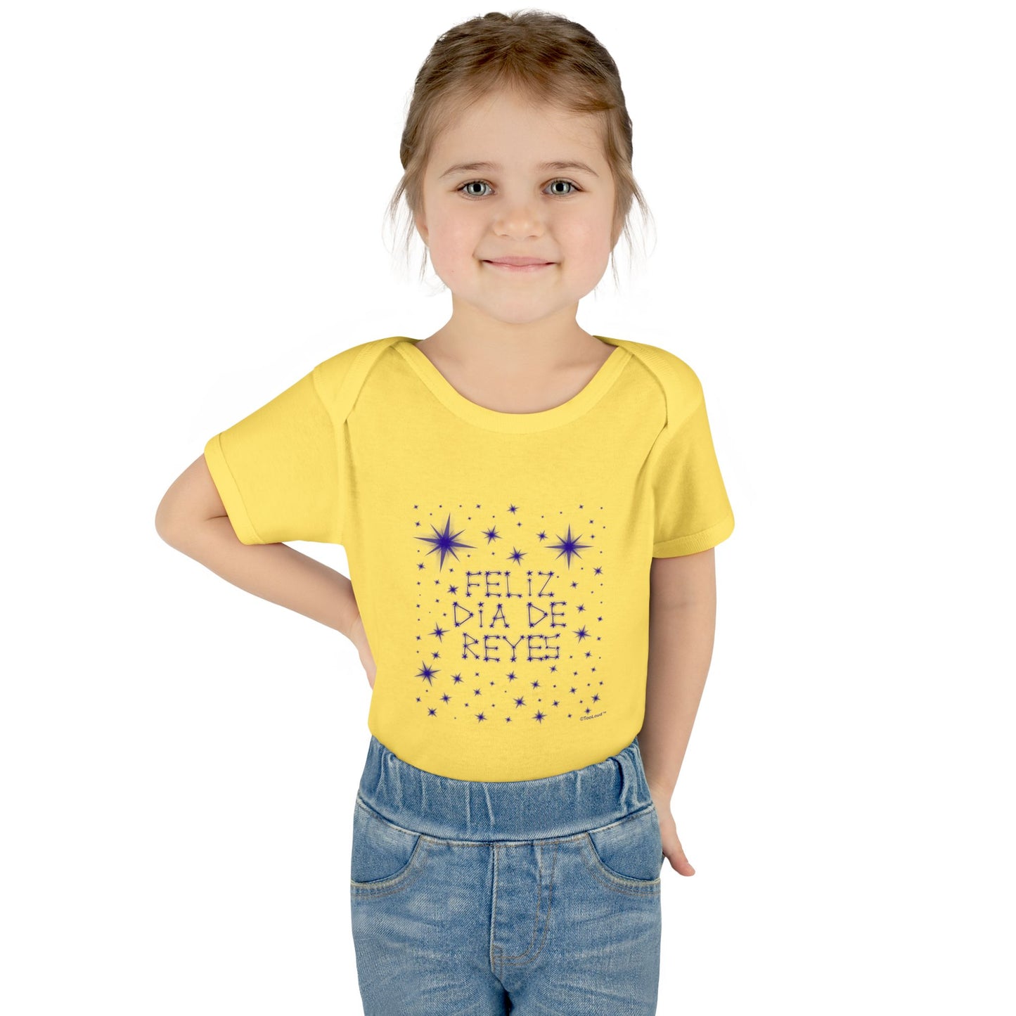 Feliz Dia de Reyes - Estrellas Brillantes Baby Romper Bodysuit by TOOLOUD