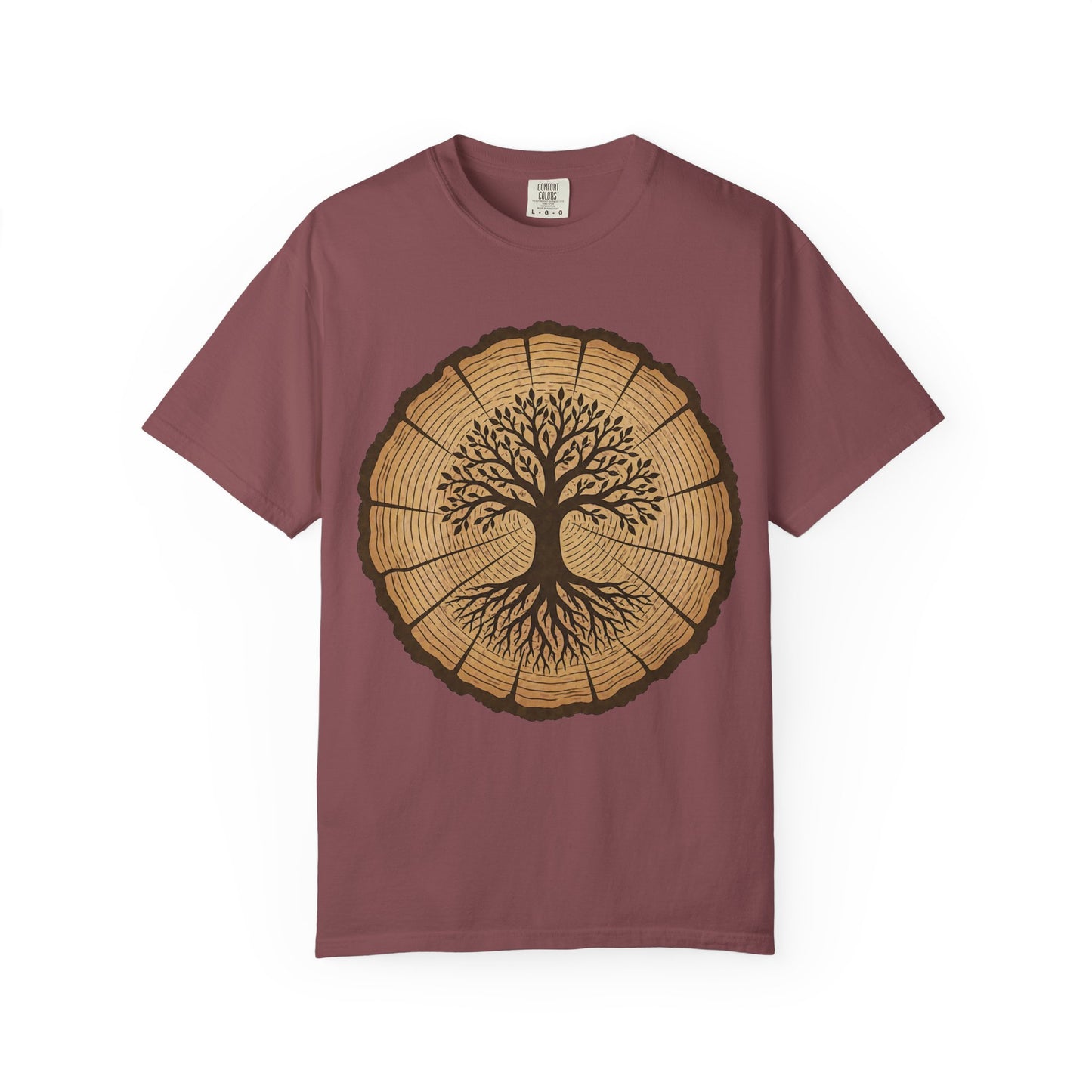 Tree Stump of Life – Unisex Garment-Dyed Adult T-Shirt