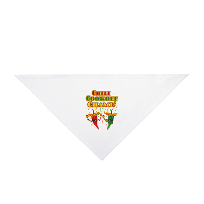 Chili Cookoff Champ! Chile Peppers Dog Bandana