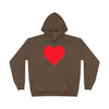 TOOLOUD Big Red Heart Valentine's Day Hoodie Sweatshirt – Romantic & Cozy Gift