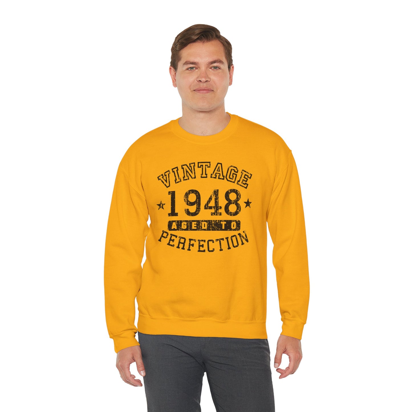 1948 - Vintage Birth Year Sweatshirt Adults Unisex by TOOLOUD