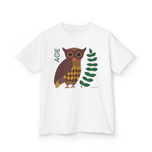 Owl of Athena Children’s T-Shirt by TOOLOUD