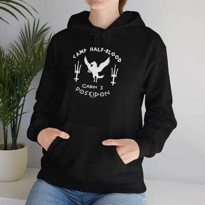 TOOLOUD Cabin 3 Poseidon Camp Half Blood Dark Hoodie Sweatshirt