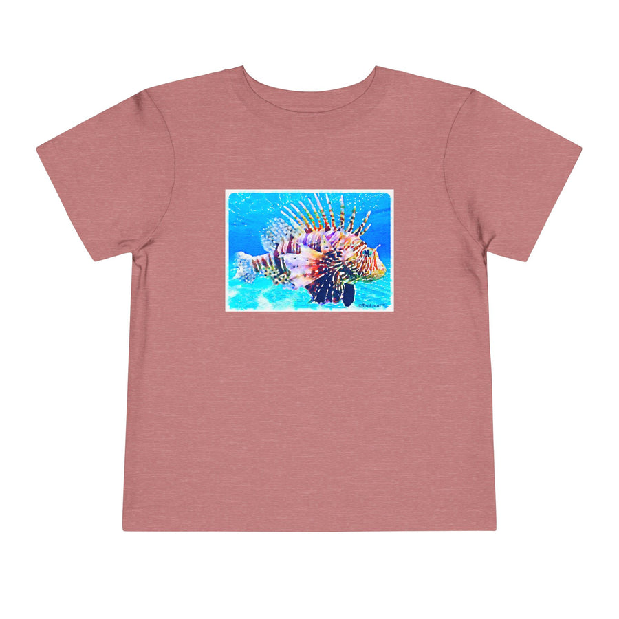 Lionfish in Watercolor Toddler T-Shirt by TOOLOUD