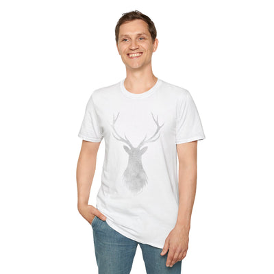 TOOLOUD Majestic Stag Distressed - Premium Adult T-Shirt for the Modern Individual