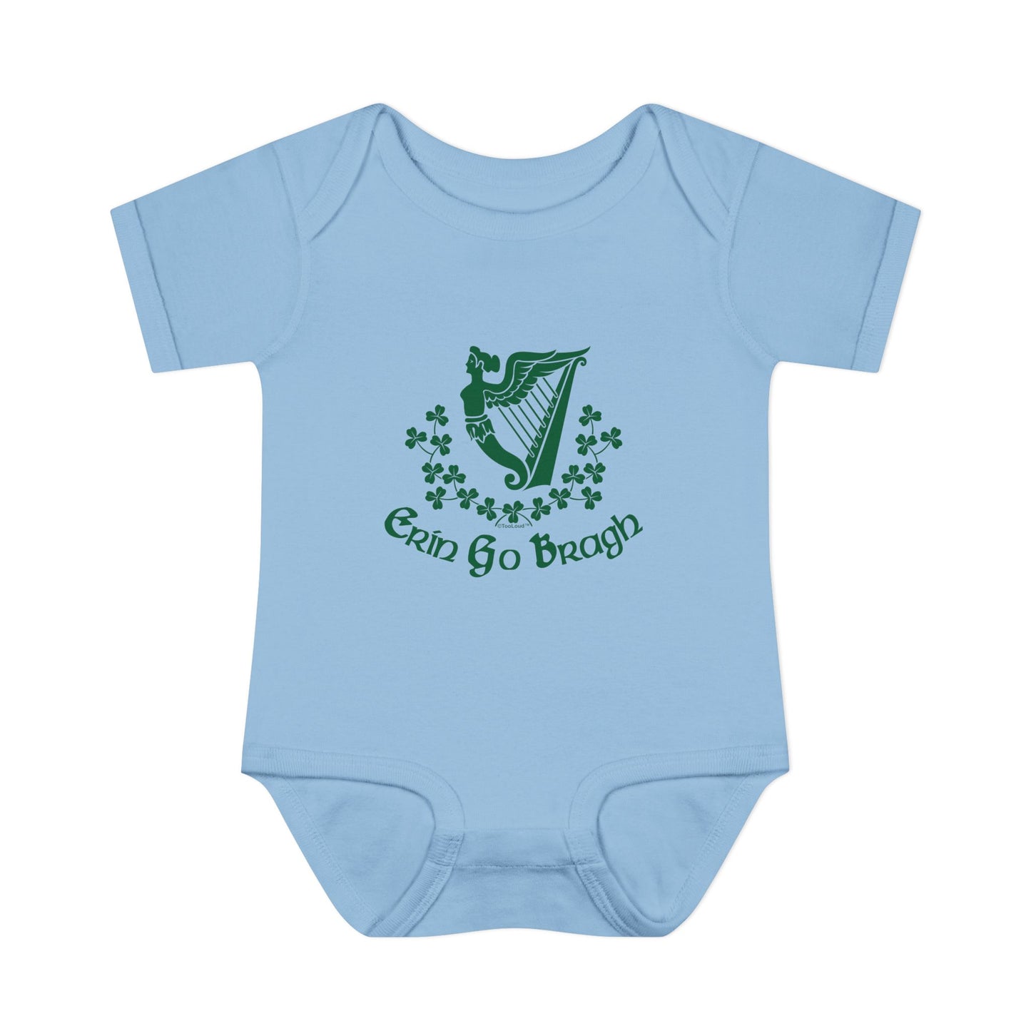 Erin Go Bragh Ireland Forever Baby Romper Bodysuit by TOOLOUD