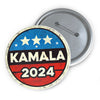 Kamala Harris 2024 Button - Pinback, Harris Supporter Pin-Button