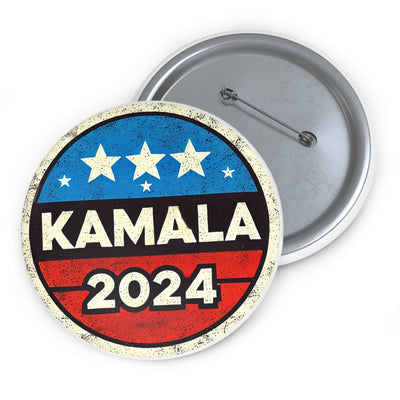 Kamala Harris 2024 Button - Pinback, Harris Supporter Pin-Button