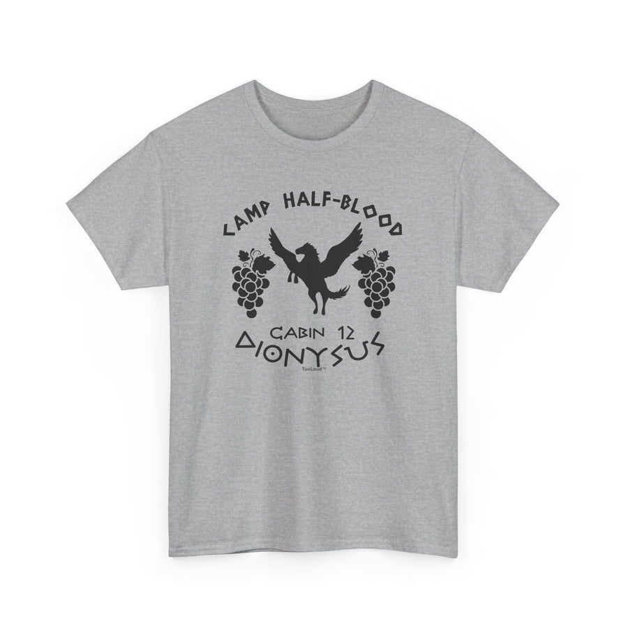 TOOLOUD Camp Half Blood Cabin 12 Dionysus T-Shirt