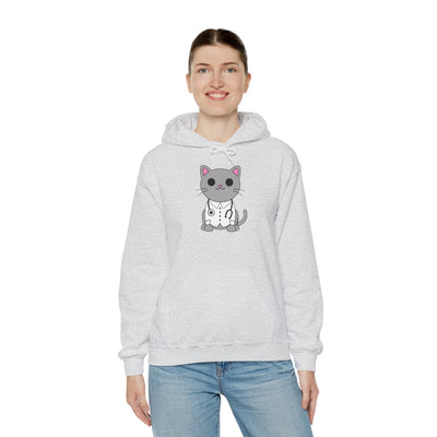 Dr. Cat MD - Cute Cat Design Unisex Hoodie Sweatshirt By TOOLOUD