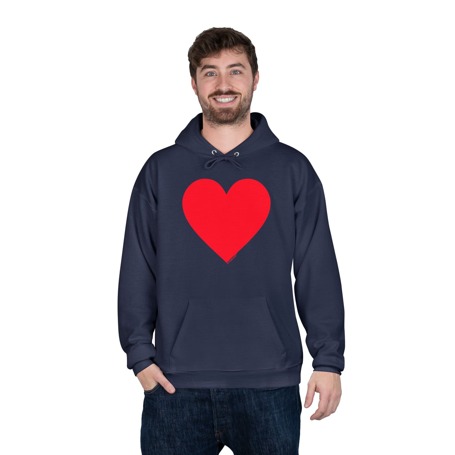 TOOLOUD Big Red Heart Valentine's Day Dark Unisex Hoodie Sweatshirt