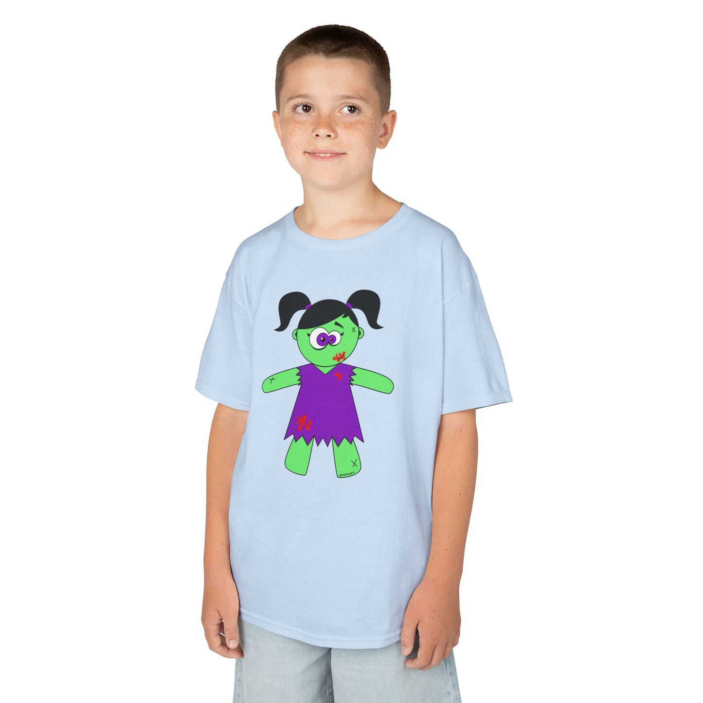 Zombie Girl Halloween Children’s T-Shirt by TOOLOUD