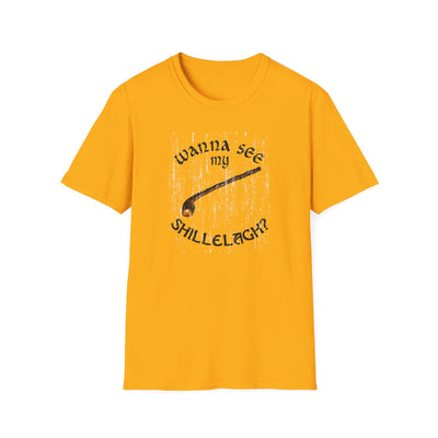 Wanna See My Shillelagh Adult Unisex T-Shirt by TOOLOUD