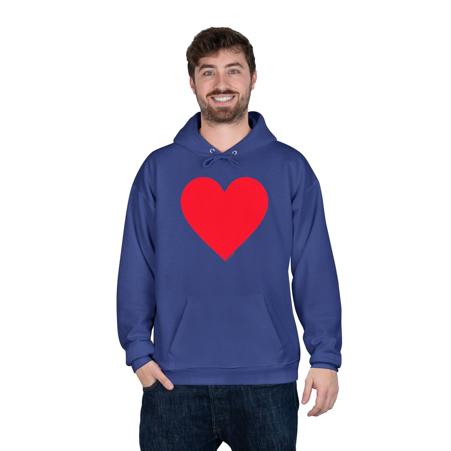 TOOLOUD Big Red Heart Valentine's Day Dark Unisex Hoodie Sweatshirt