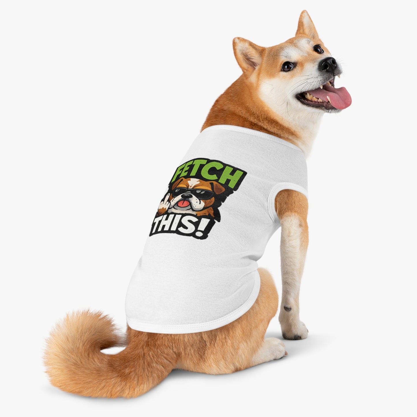 Fetch This! Middle Finger Dog Shirt by TOOLOUD