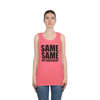 TOOLOUD Same Same But Different Unisex Heavy Loose Tank Top