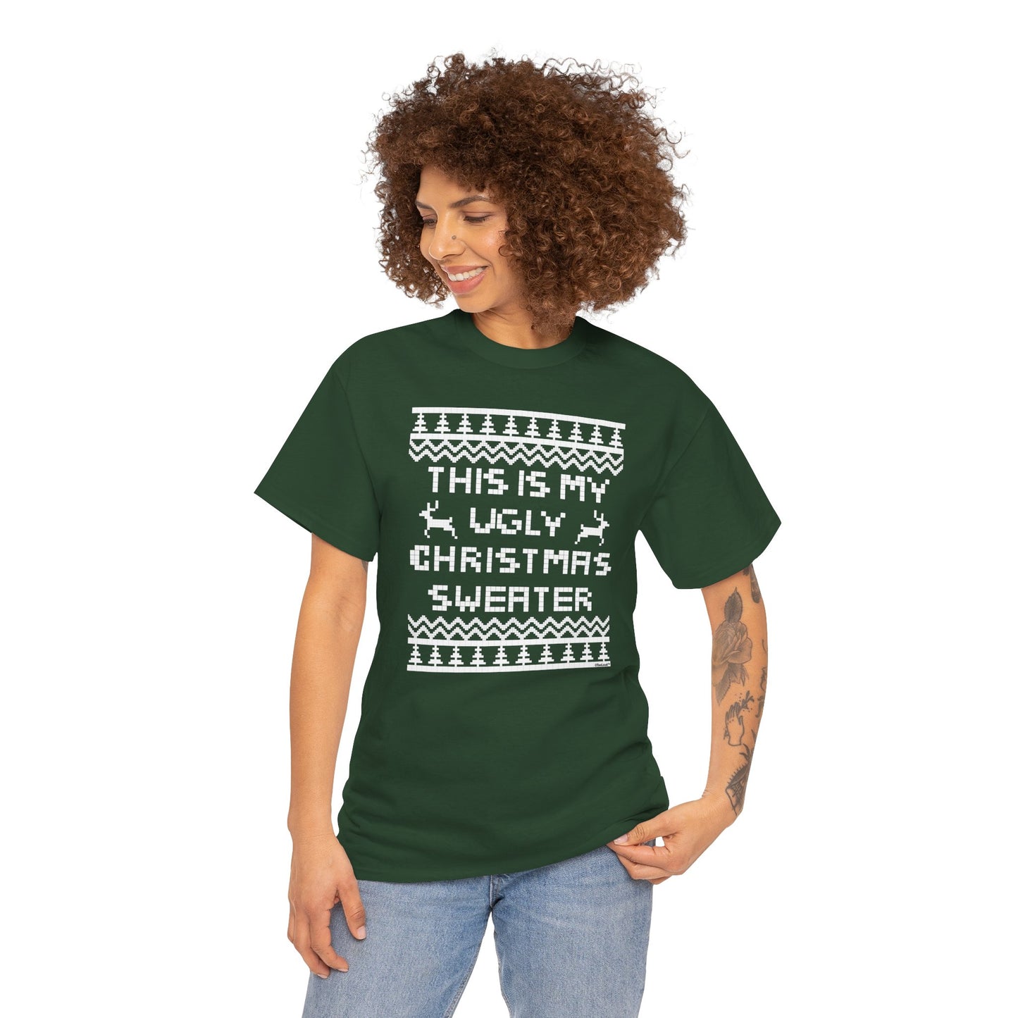 This Is My Ugly Christmas Sweater Women’s Dark T-Shirt by TOOLOUD™