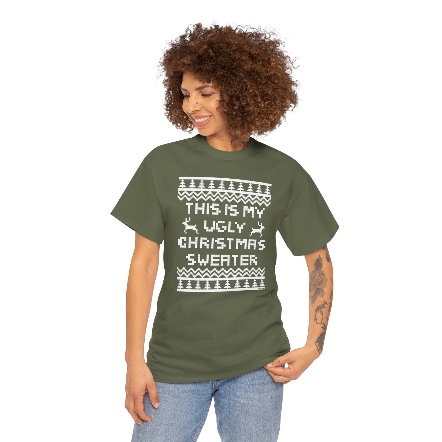 This Is My Ugly Christmas Sweater Women’s Dark T-Shirt by TOOLOUD™