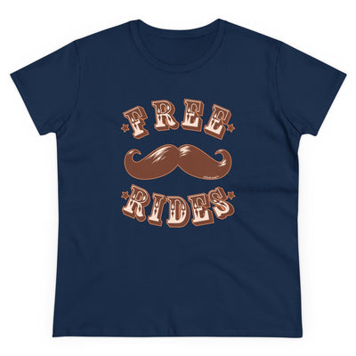 Free Mustache Rides Women's T-Shirt by TOOLOUD