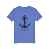 Distressed Nautical Sailor Rope Anchor Children's Youth T-Shirt by TOOLOUD