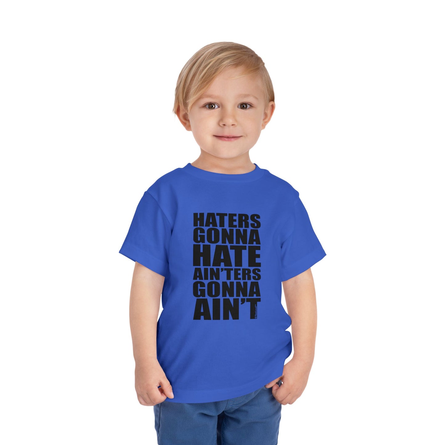 Haters Gonna Hate Ainters Gonna Aint Toddler T-Shirt by TOOLOUD