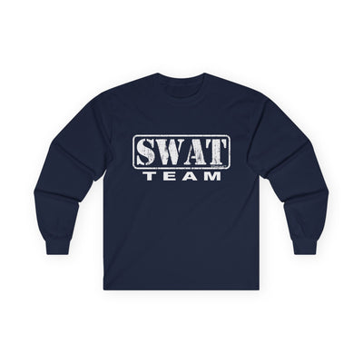 TOOLOUD SWAT Team Logo - Distressed Adult Long Sleeve Dark T-Shirt