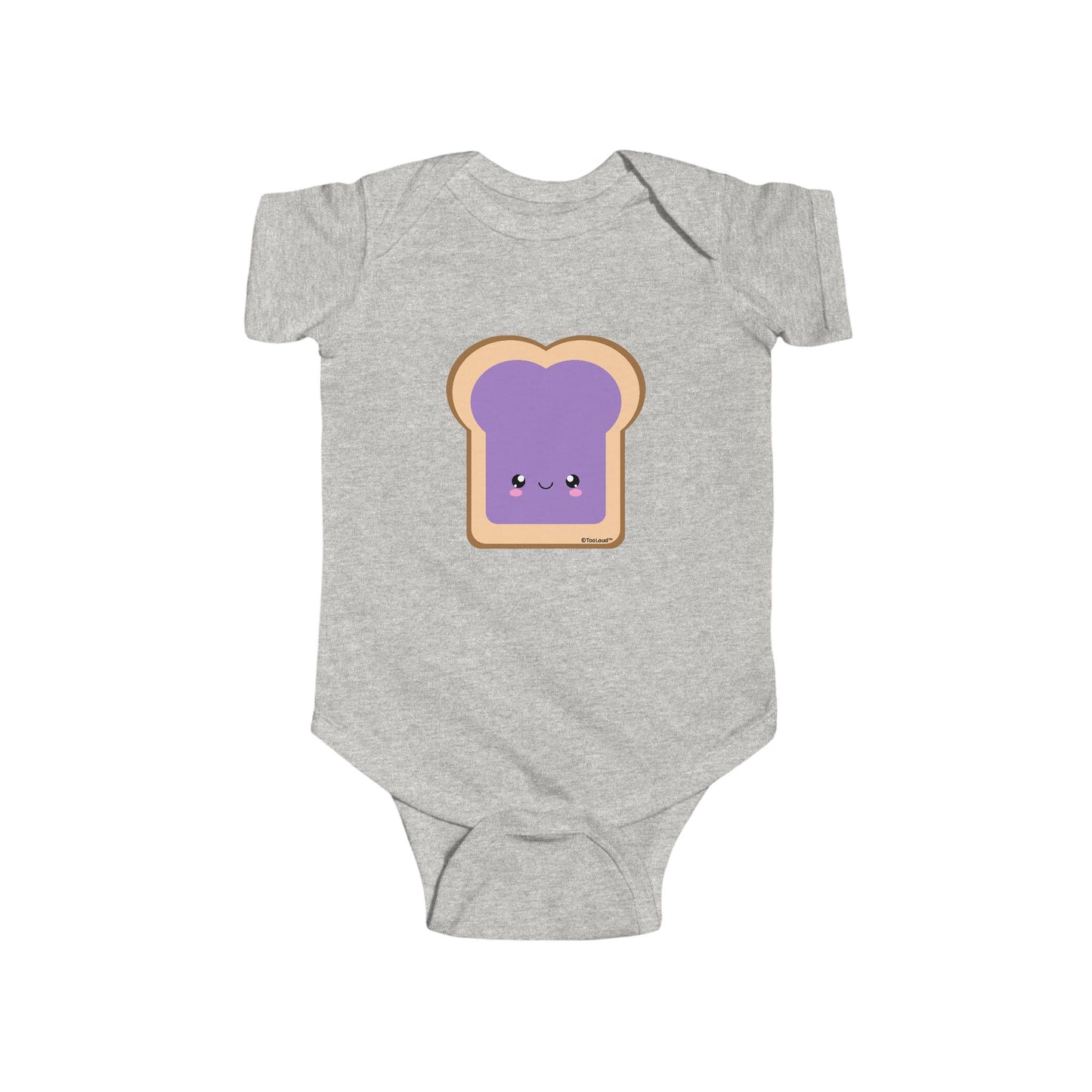 Cute Matching Design – PB and J – Jelly Baby Romper Bodysuit by TOOLOUD