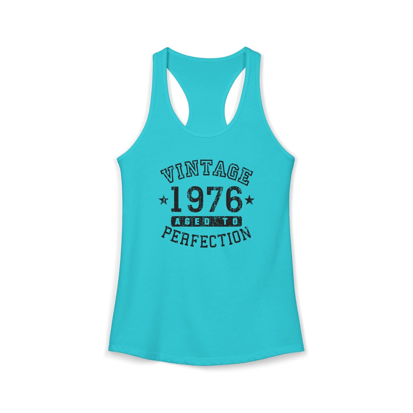 1976 – Vintage Birth Year Women’s Racerback Tank Top by TOOLOUD