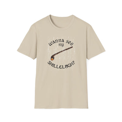 Wanna See My Shillelagh Adult Unisex T-Shirt by TOOLOUD