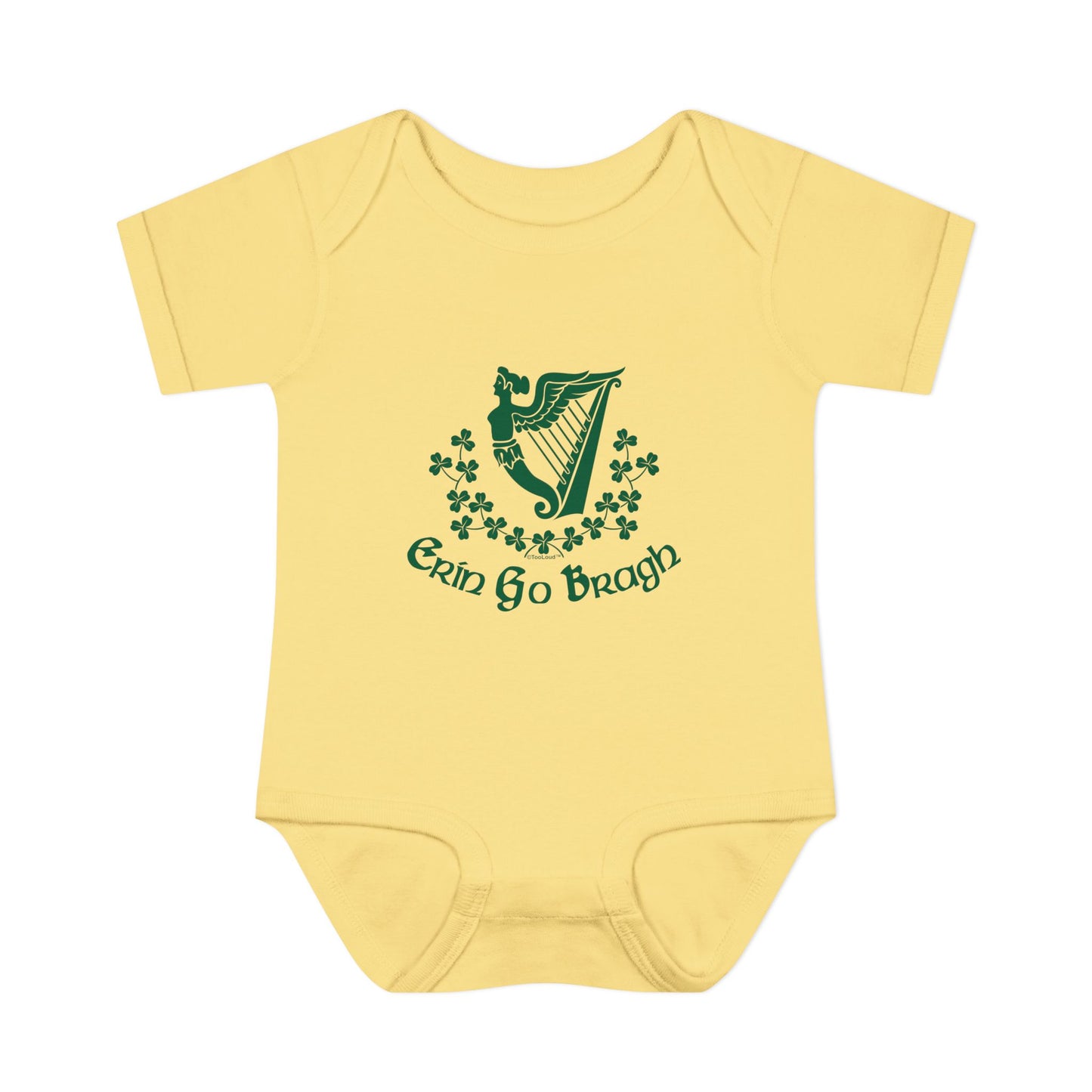 Erin Go Bragh Ireland Forever Baby Romper Bodysuit by TOOLOUD