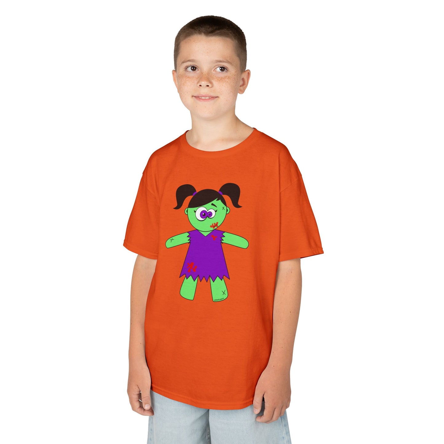 Zombie Girl Halloween Children’s T-Shirt by TOOLOUD