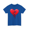 Crumbling Broken Heart Adult Unisex T-Shirt Tee