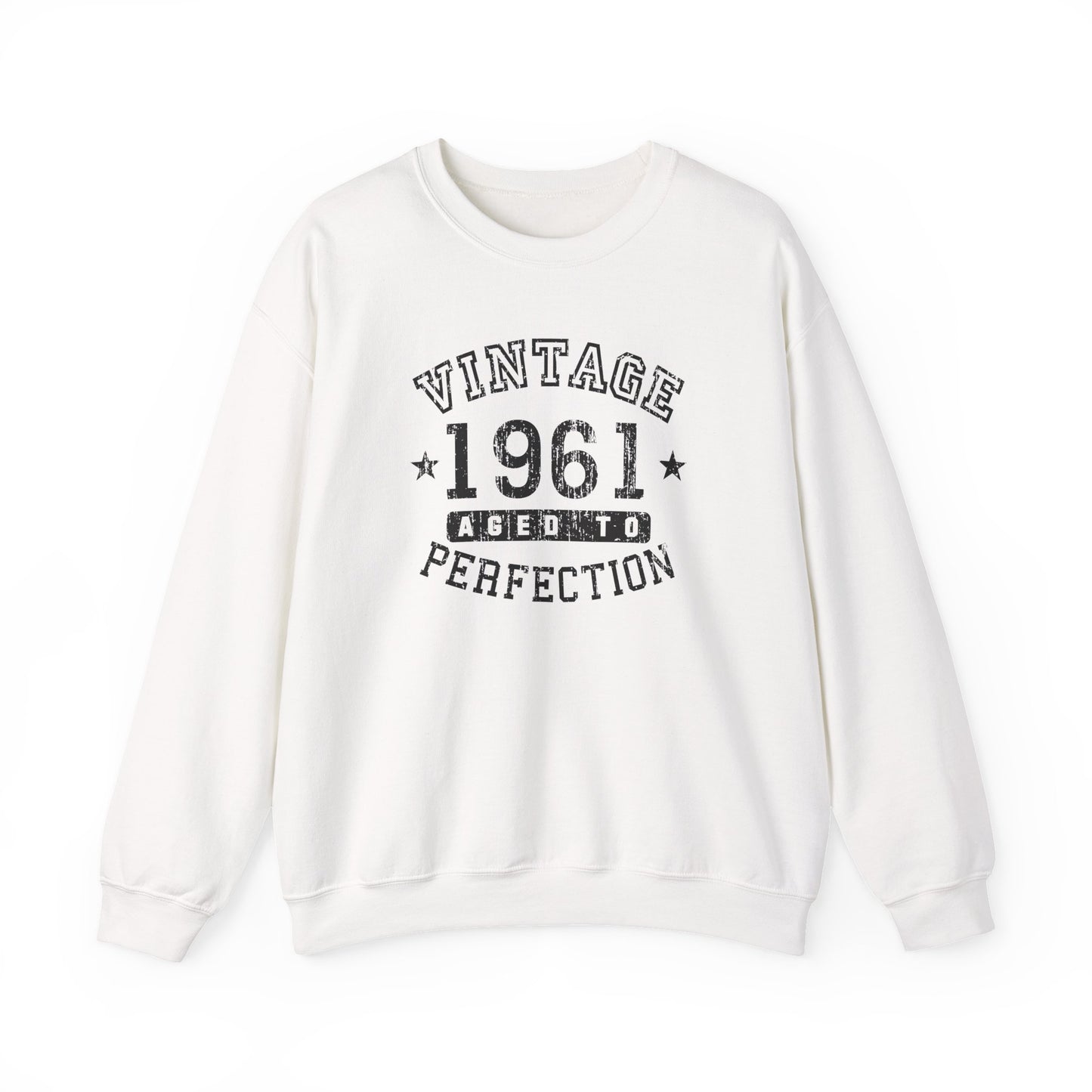 60th Birthday Vintage Birth Year 1961 Crewneck Sweatshirt by TOOLOUD