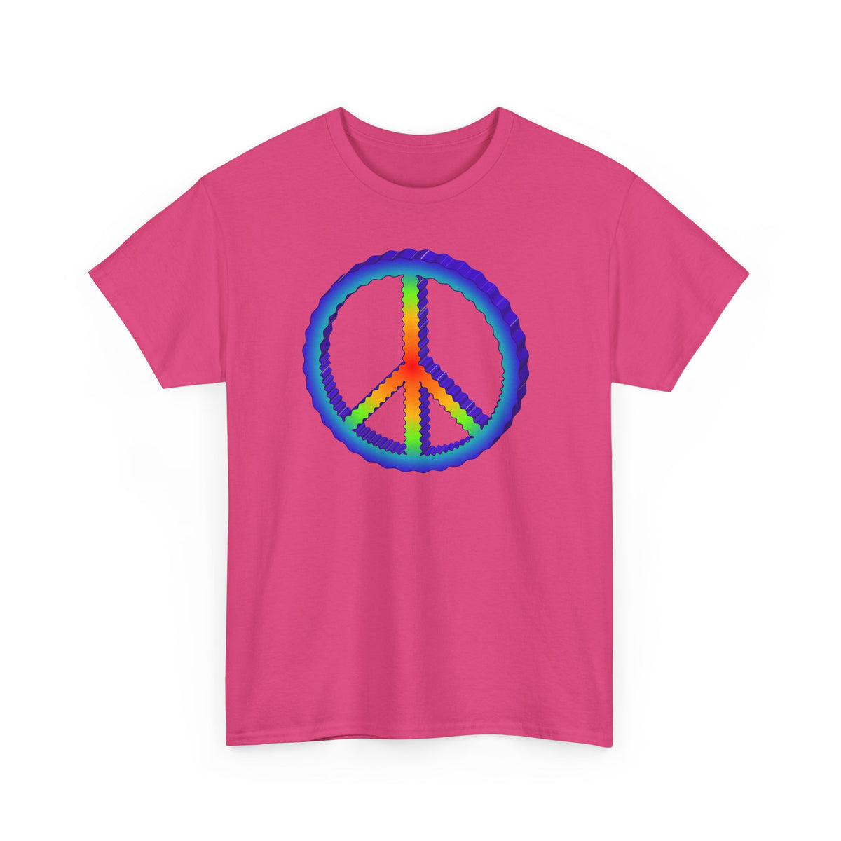Rainbow Peace Adult Dark T-Shirt by TOOLOUD