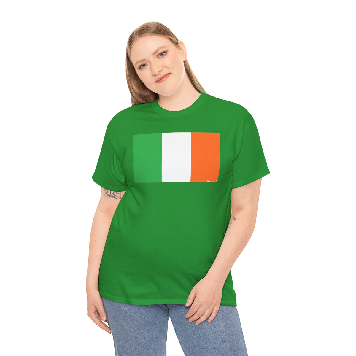 Irish Flag – Flag of Ireland Adult Dark T-Shirt by TOOLOUD