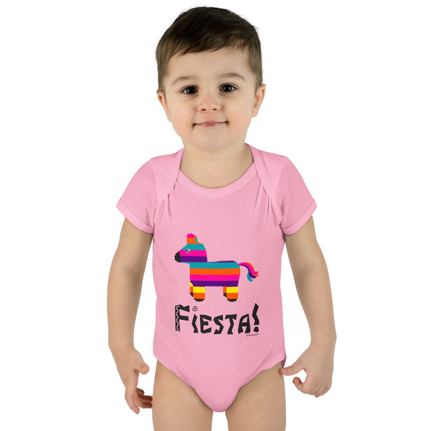 Colorful Piñata Design – Fiesta Baby Romper Bodysuit by TOOLOUD