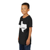 TOOLOUD Texas State Y'all Design with Flag Heart Children's Dark T-Shirt